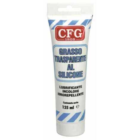 Grasso Trasparente Al Silicone Lubrificante Incolore Idrorepellente Distaccante 125ml