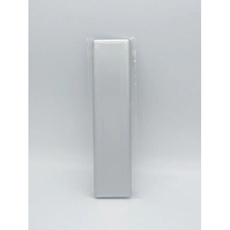 Placca Cieca Per Avvolgitori Persiane Avvolgibili Universale in Abs Grigio Satinato (1/5)