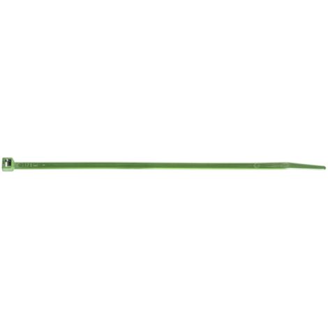 Fascette per Elettricista di Cablaggio in nylon Verde 100 PZ mm 200x3,5 Fascetta (1/4)