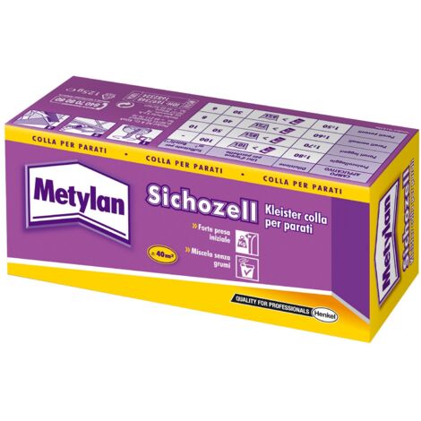 Sichozell Gialla Metylan Colla Per Parati Manifesti Polvere 125 Gr Sicozell Metilan