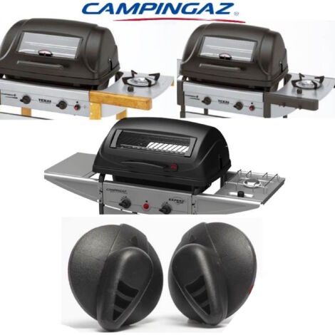 64200 Coppia Manopola Gas Ricambio Per Barbecue Campingaz Expert Texas