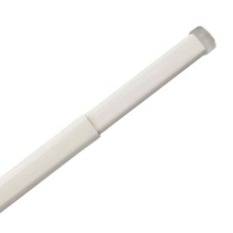 ASTINA PER TENDE A VETRO BACCHETTE BASTONI TENDINE A MOLLA PRESSIONE DA CUCINA - Lunghezza: Cm 150-200 - Colore: Bianco