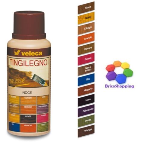 Tingilegno Veleca Concentrato 250 Ml Tival Tingente Acqua Alcool Solvente - Colore: Rosso