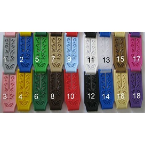 1000 PEZZI PIASTRINE PER TENDA A PIASTRINA PIASTRINE PVC MOSCHIERA ZANZARIERA - Colore .: Grigio (1)