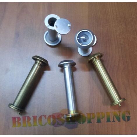 Spioncino per Porta Blindata da ingresso Universale 50/120 mm Foro 14 mm - Misura: mm 50/82 - Finitura: Nero (1/5)