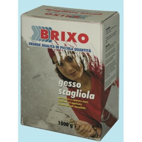 Gesso Brixo Scagliola Kg 5 Per Rasare Sigillare Rasare E Riparare Muri