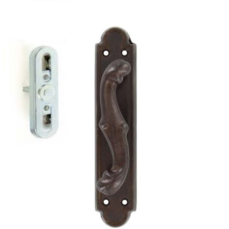Cremonese Ottone Bronzato Barocco Con Fori Per Infissi Legno Balcone Finestra