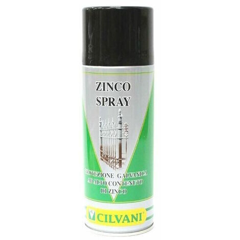 VIRSUS Zinco Spray 400ml - 3 Bombolette Antiruggine Zincanti A Freddo - Protezione Metalli