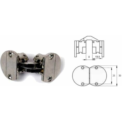 2 Cerniere A Ribalta Per Ante Armadio - Cerniere A Molla Con Viti, Per Cucina E Mobili A Scomparsa - Foto 8