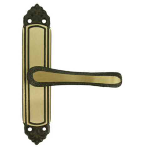 Cremonese Giglio Bronzo Impugnatura Maniglia Mezza Balconi Finestre Con Perni (1/4)