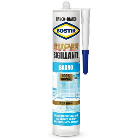 Bostik Cartuccia Bagno Super Sigillante Antimuffa Bianco Ml.300 (1/2)