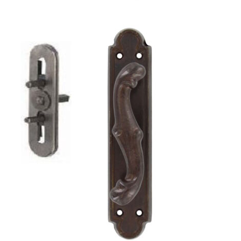 Cremonese Ottone Bronzato Barocco Con Perni Per Infissi Legno Balcone Finestra (1/2)