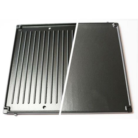 3316 Piastra In Ghisa Piena Reversibile Di Ricambio Per Barbecue Campingaz Serie