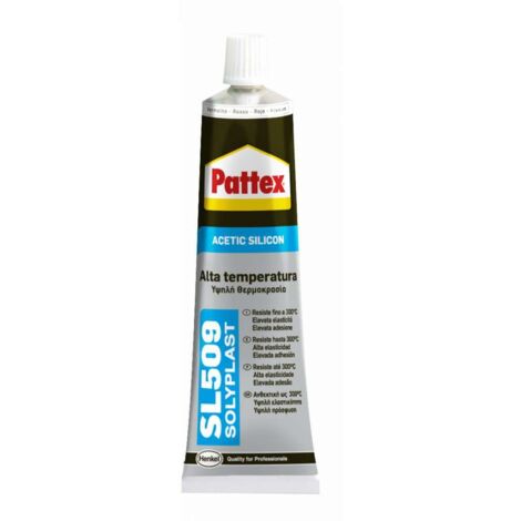 Silicone Alta Temperatura Sl509 Sigillante Acetico Pattex 250° Continuo Rosso Bl (1/2)