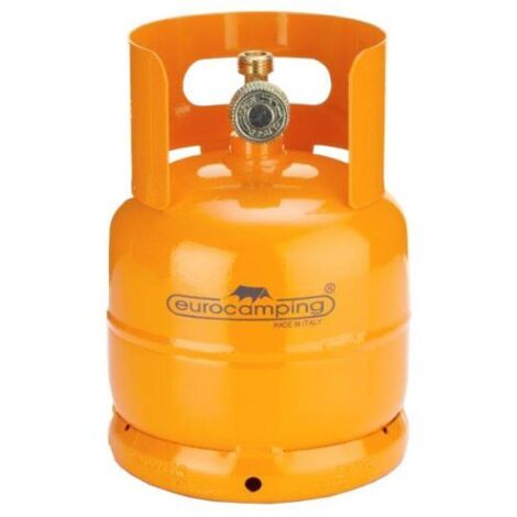bombola per gas GPL omologata con rubinetto da 1 kg ricaricabile propano