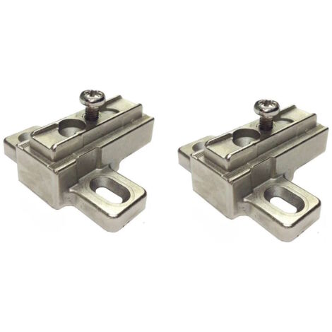 Salice Basetta Base Alta 9 Mm Per Cerniere Mobili Cucina Armadio Controcollo 2pz