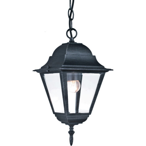 Lanterna Giardino Esterno Lampioncino Con Catena Alluminio Nero New York (1/4)