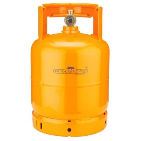 Bombola Gas Gpl Liquido Barbecue Campeggio Fornello Cannello Kg 3 Lt 7,0  Vuota