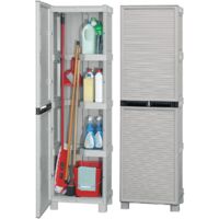 ARMADIO ARMADIETTO IN RESINA PORTASCOPE CM. 50x39x172h ARTPLAST C50/172PS