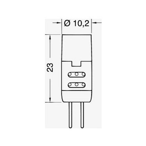 LEDLUX Lampadine LED G4 Bispina DC AC 12V 24V 3,5W 350 Lumen 15 SMD 5630  10V-30V (2 Pezzi, Bianco Caldo 3000k) : : Illuminazione