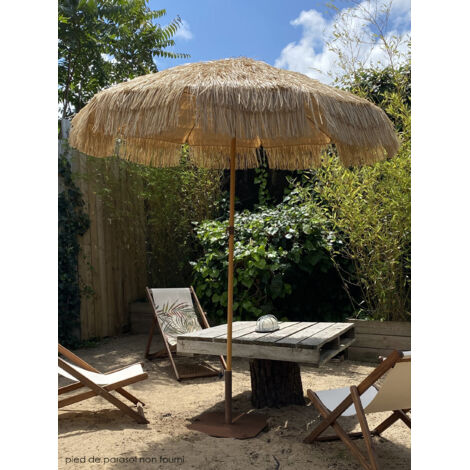 Ombrellone Da Giardino Con Frange 215x180 Cm – UPF 50+, Antivento, Con Borsa