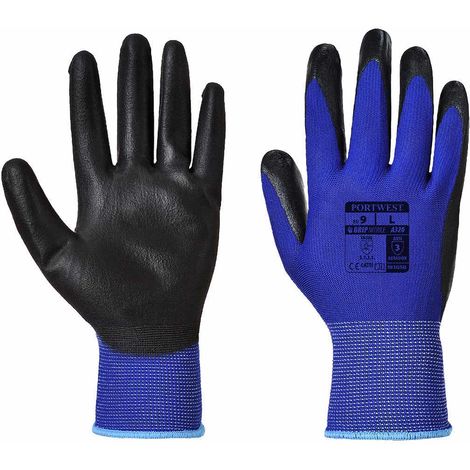 12 Pair Pack sUw Flexo Grip Nitrile General Handling Glove