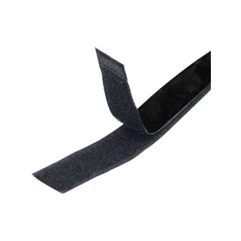 Velcro Noir auto-agrippante au mètre