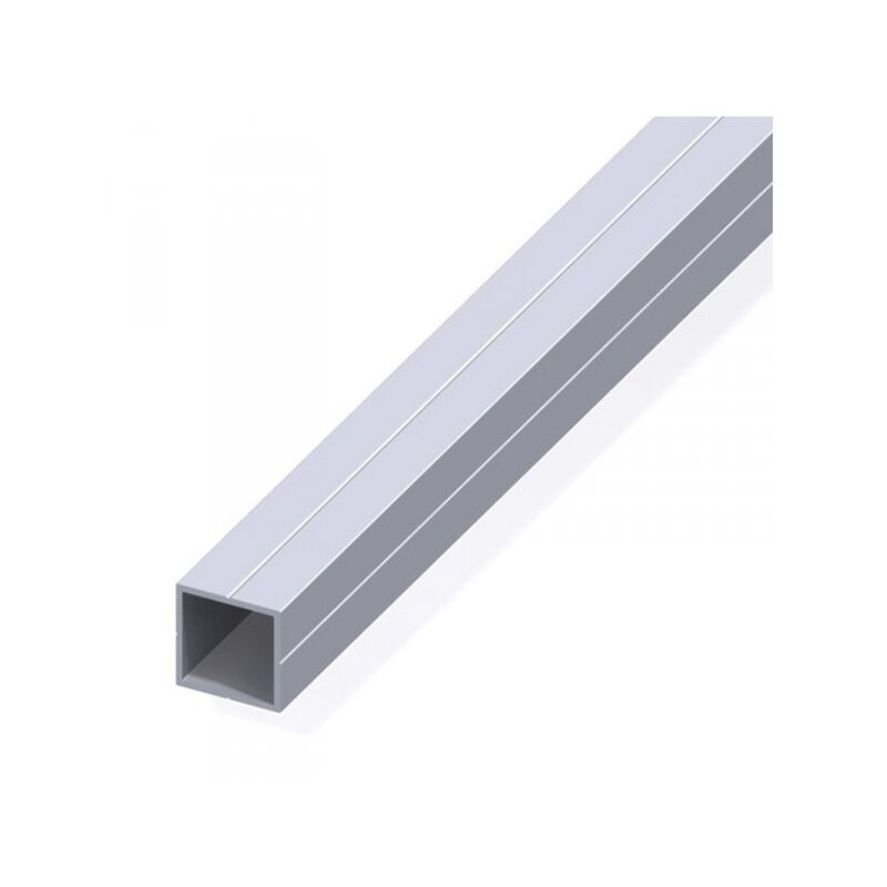 Tube carré de 0.84m alu brut