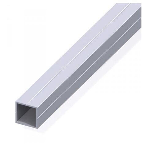 Tube carré de 0.84m alu brut