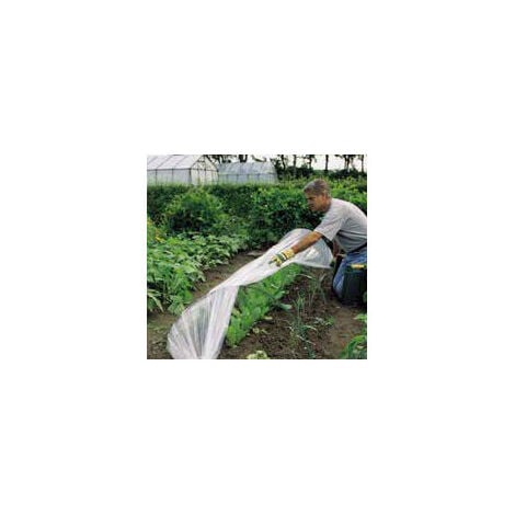 Nature - Arceau en acier plastifié vert de 11mm de diamètre sur 180cm longueur - Courbe de h66X103cm