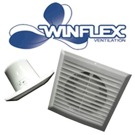Extracteur d'air mural à grille Winflex VKO s 100 mm 105 m3/h