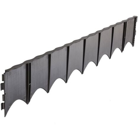 Garantia - Lot de 6 Bordures de Jardin Edgar 75 x 13 cm