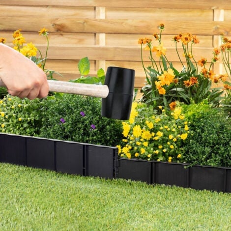 Garantia - Lot de 6 Bordures de Jardin Edgar 75 x 13 cm