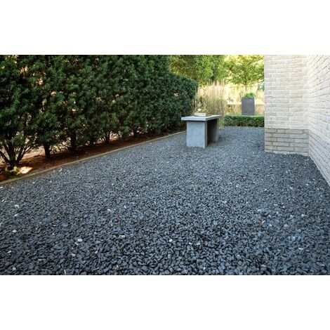 Gravillon basalte noir 8-11mm - basalte noir - 20kg