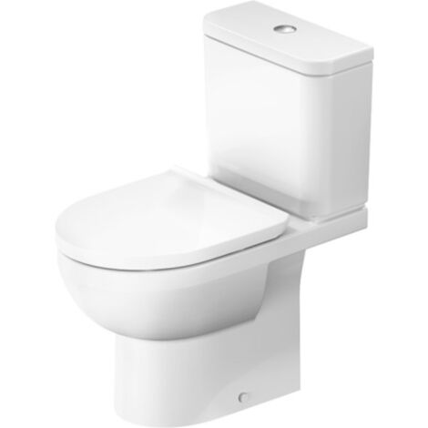 Pack WC surélevé PMR blanc Design - En céramique - Blanc - Poids : 39,1 Kg