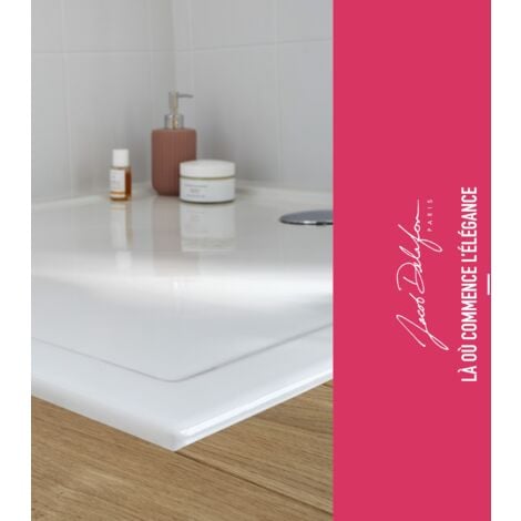 Receveur de douche 80 x 80 JACOB DELAFON Kyreo ceramique carré blanc