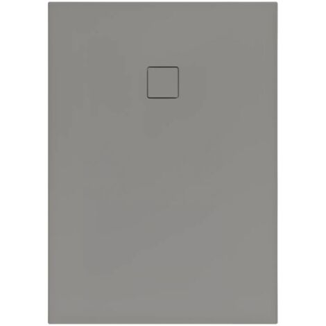 Receveur antidérapant 140 x 100 VILLEROY ET BOCH Planeo acrylique rectangle gris (1/3)
