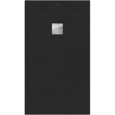 Receveur 160 x 100 VILLEROY ET BOCH Planeo acrylique rectangle nature anthracite (1/7)