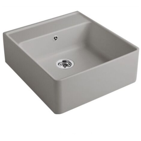 Evier timbre office VILLEROY ET BOCH Tradition Fossile CeramicPlus avec vidage manuel