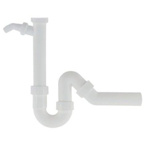 Villeroy & Boch – Siphon évier 24,8 cm – Largeur 23,9 cm – Installation rapide – Design moderne et classique – Pour cuisine