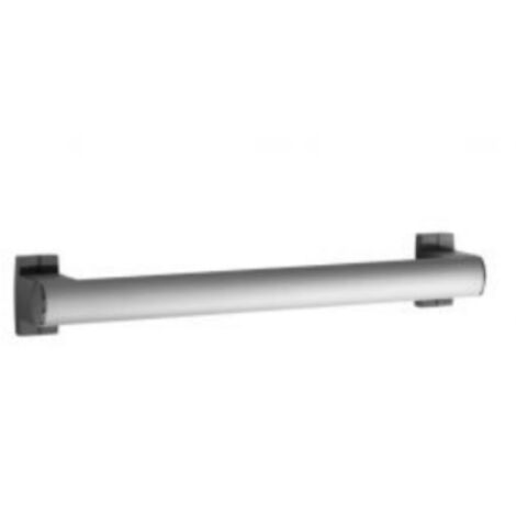 Barre de maintien droite PMR PELLET Design 40 cm aluminium époxy gris caches résine gris anthracite (1/3)