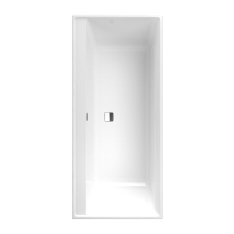 Villeroy & Boch – Baignoire droite 160 x 75 cm – Acrylique blanc mat – Évacuation centrale – Trop-plein intégré – Surface antidérapante Classe A