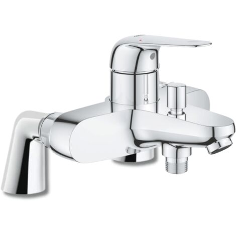 Grohe – Mitigeur de baignoire mécanique – Finition chromée – Cartouche céramique 46 mm – Limiteur de débit ajustable – Inverseur automatique bain/douche