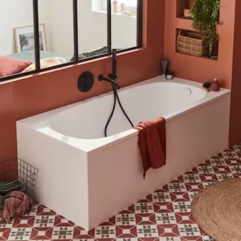 Baignoire droite 170 x 70 JACOB DELAFON Bastille blanc brillant