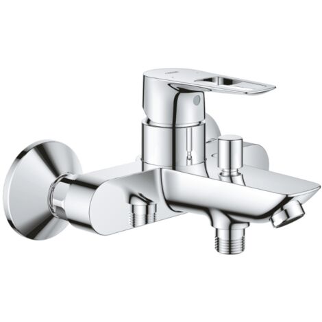 Grohe – Mitigeur de baignoire mécanique – Finition métal chromé – Cartouche céramique 35mm – Limiteur de température intégré – Inverseur automatique (1/6)