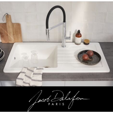 Evier à encastrer 1 bac JACOB DELAFON Gaspard