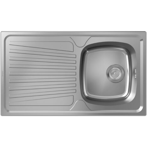 hansgrohe S21 Evier encastré 342, acier inoxydable, avec (1/4)