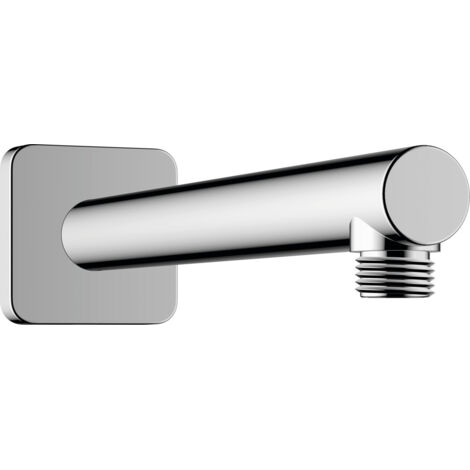 Hansgrohe – Bras de douche 26405000 240mm – Montage mural en laiton massif – Finition chrome – Angle à 90 degrés
