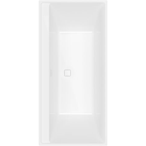 Baignoire droite 170 x 75 VILLEROY & BOCH Collaro acrylique blanc brillant avec vidage et trop plein blanc brillant (1/3)