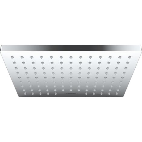 Hansgrohe – Douche de tête 230x170 mm – Jet pluie EcoSmart 8,7 l/min – Installation murale ou plafond – 26283000